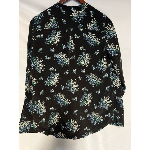 Equipment Floral Black Blouse - Picture 3 of 4